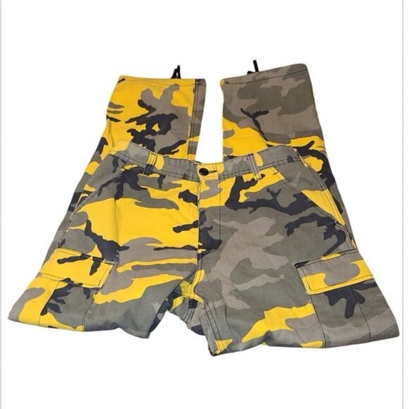 Backbone Men s Army Style BDU Pants Multi Pockets Camouflage Casual Cargo Pants - Picture 2 of 8